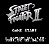 Street Fighter II (Japan) (SGB Enhanced)